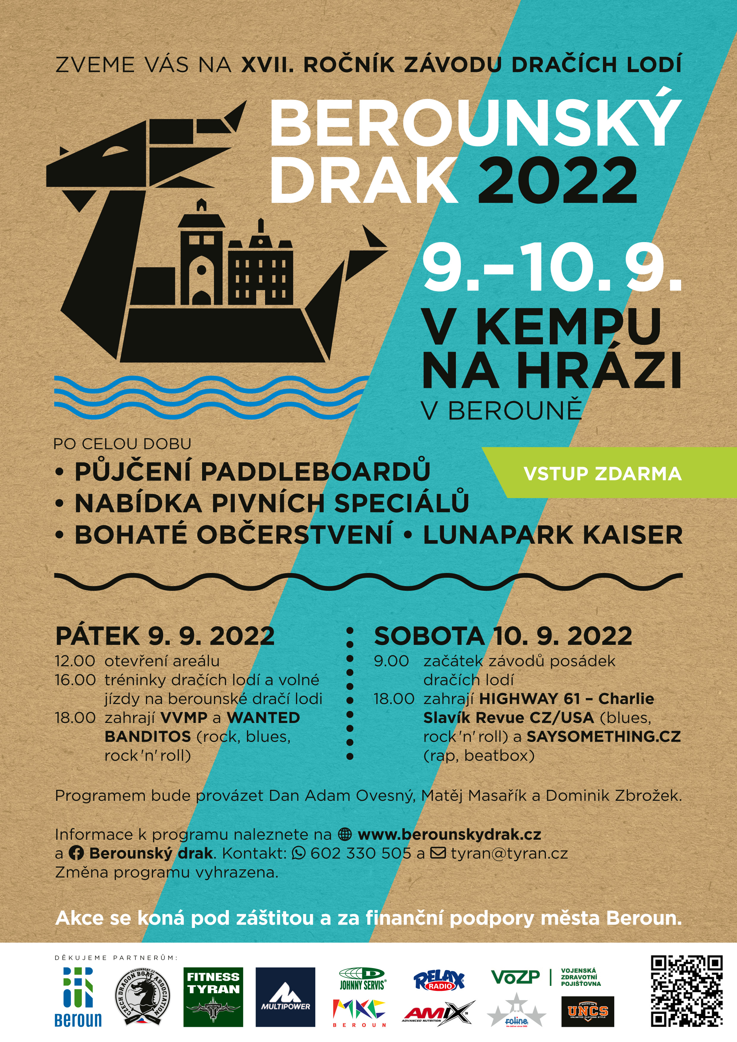 Berounský drak 2022 - plakát
